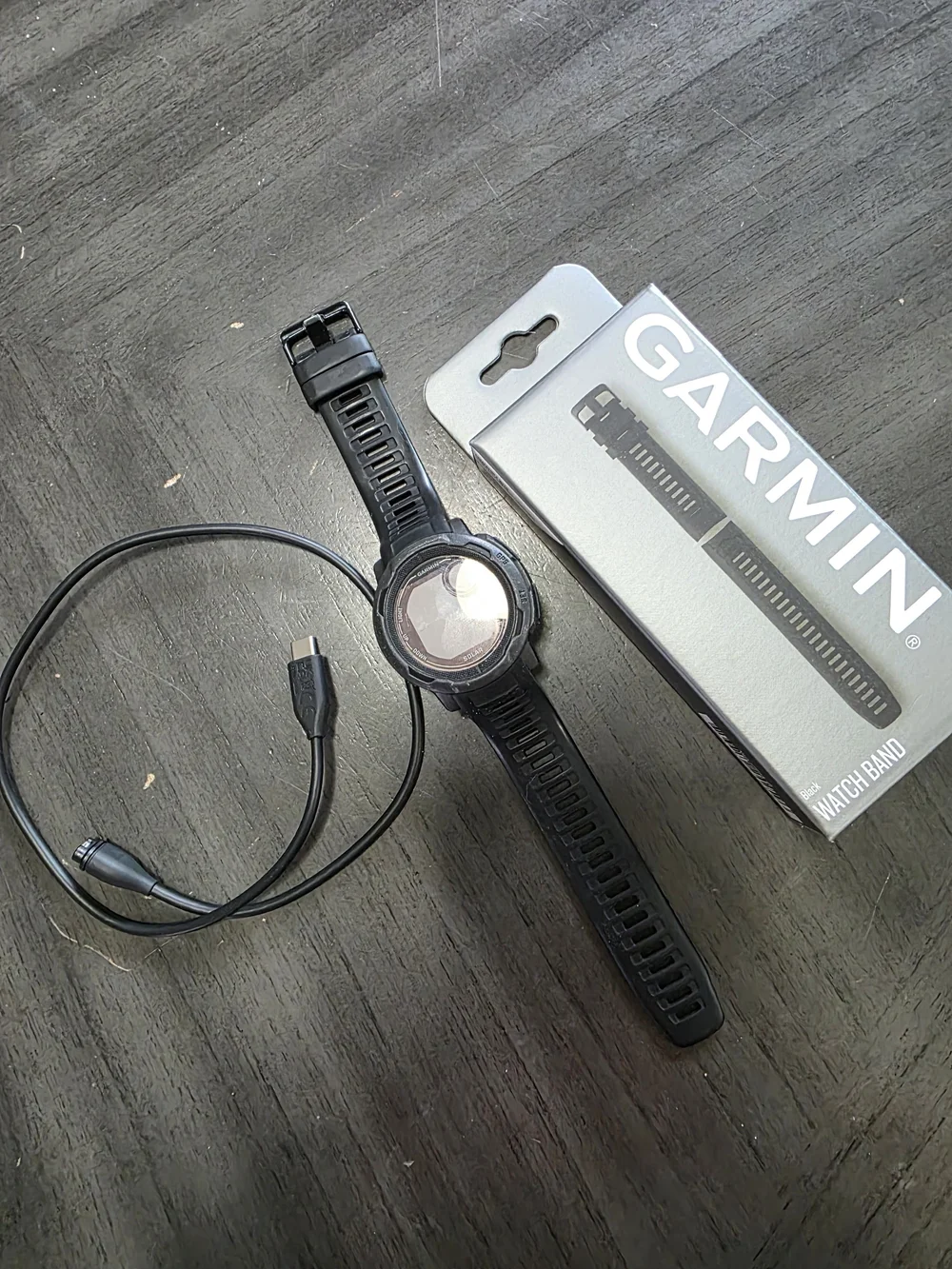 Garmin Instinct 2 Solar Smartwatch with Replacement Band